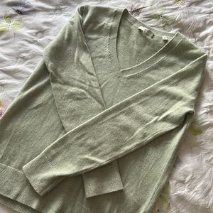 Vince sea foam cashmere sweater